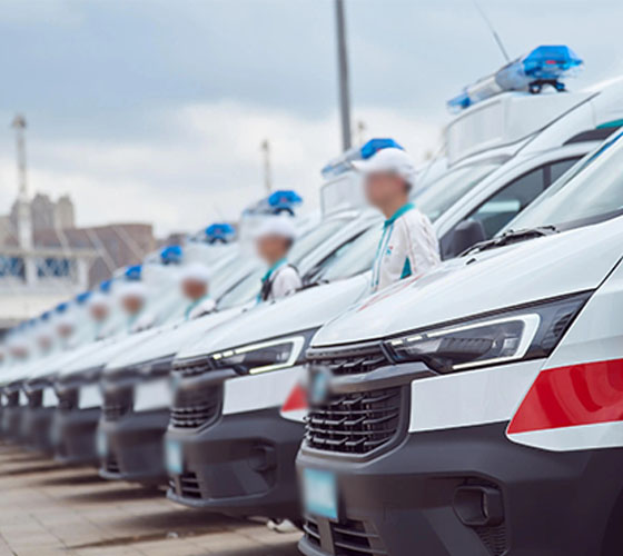 石柱服务车队展示